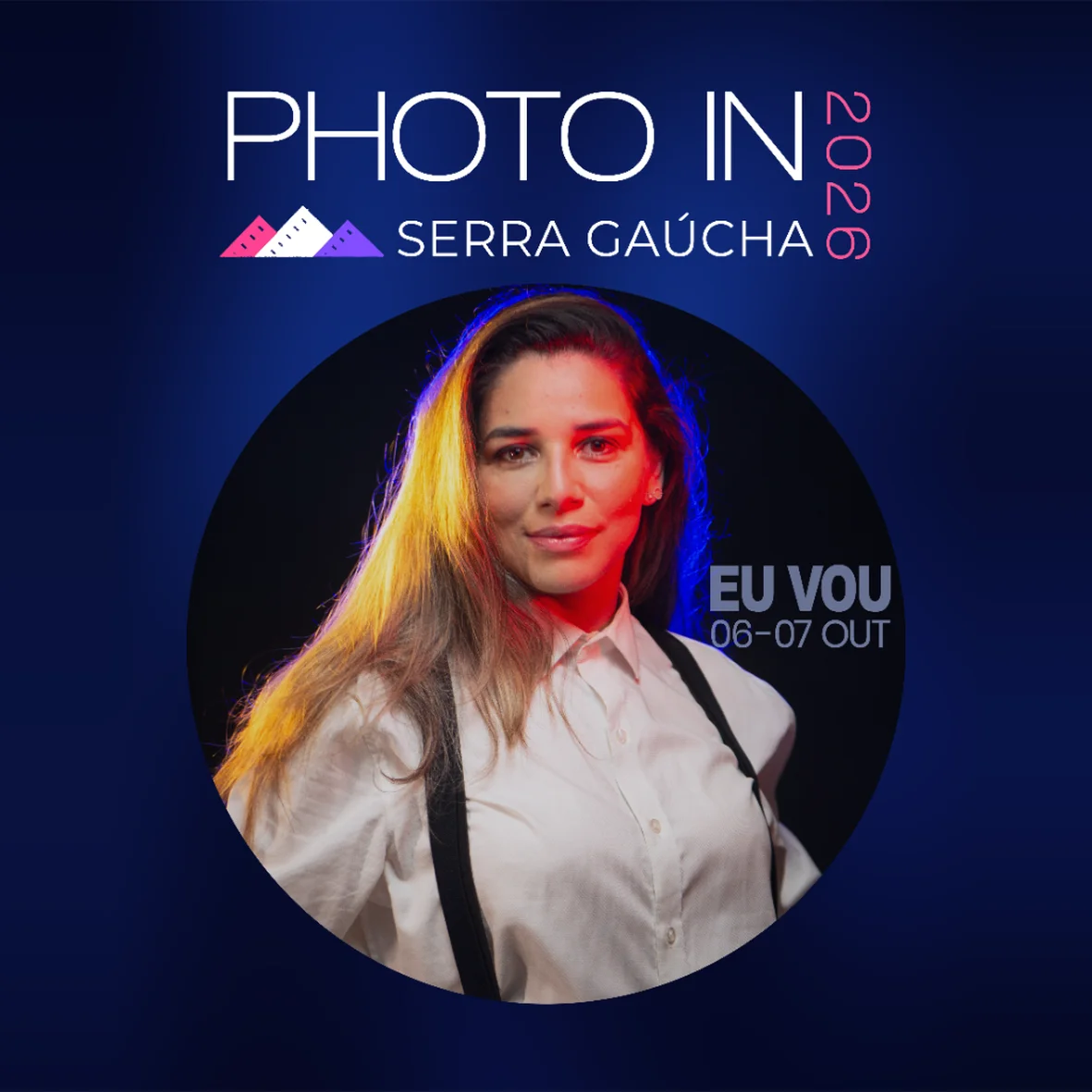 Máscara 'Eu Vou' do Photo in Serra Gaúcha 2026
